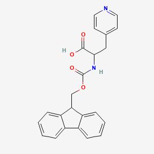 molecular formula C23H20N2O4 B2558588 FMOC-DL-4-pyridylalanine CAS No. 169555-95-7; 205528-30-9; 746672-87-7