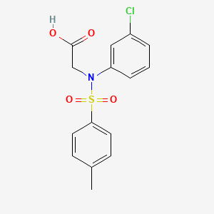 N-(3-chlorophenyl)-N-[(4-methylphenyl)sulfonyl]glycine