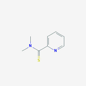 molecular formula C8H10N2S B2558674 Pyridine-2-carbothioic acid dimethylamide CAS No. 13287-68-8