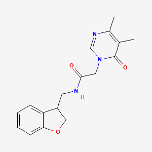 N-((2,3-dihydrobenzofuran-3-yl)methyl)-2-(4,5-dimethyl-6-oxopyrimidin-1(6H)-yl)acetamide