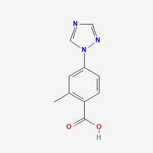 B2558737 2-methyl-4-(1H-1,2,4-triazol-1-yl)benzoic acid CAS No. 220141-17-3