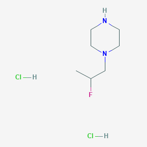 1-(2-Fluoropropyl)piperazine;dihydrochloride