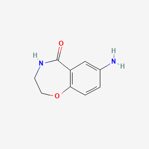 7-Amino-3,4-dihydro-1,4-benzoxazepin-5(2H)-one