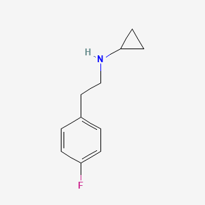 molecular formula C11H14FN B2558755 N-[2-(4-fluorophenyl)ethyl]cyclopropanamine CAS No. 625435-16-7