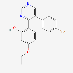 2-(5-(4-Bromophenyl)pyrimidin-4-yl)-5-ethoxyphenol
