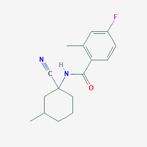 N-(1-Cyano-3-methylcyclohexyl)-4-fluoro-2-methylbenzamide