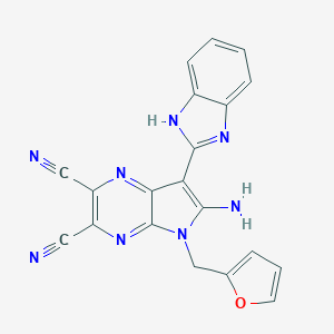molecular formula C20H12N8O B255886 MFCD01848125 