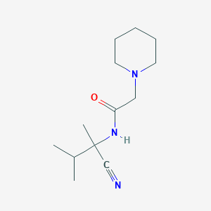 molecular formula C13H23N3O B2558924 N-(1-cyano-1,2-dimethylpropyl)-2-(piperidin-1-yl)acetamide CAS No. 1197775-99-7