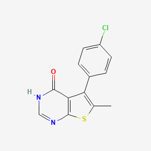 5-(4-chlorophenyl)-6-methylthieno[2,3-d]pyrimidin-4(3H)-one
