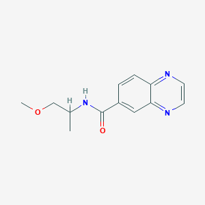 N-(1-methoxypropan-2-yl)quinoxaline-6-carboxamide