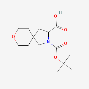 2-(tert-Butoxycarbonyl)-8-oxa-2-azaspiro[4.5]decane-3-carboxylic acid