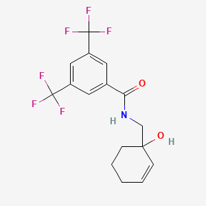 N-[(1-hydroxycyclohex-2-en-1-yl)methyl]-3,5-bis(trifluoromethyl)benzamide
