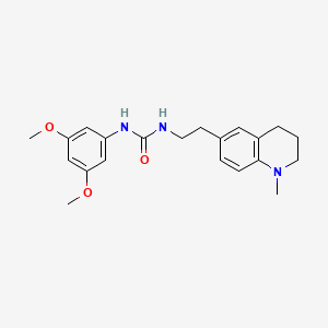 1-(3,5-Dimethoxyphenyl)-3-(2-(1-methyl-1,2,3,4-tetrahydroquinolin-6-yl)ethyl)urea