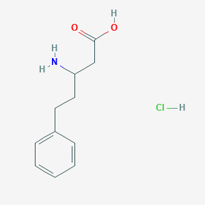B2558975 3-Amino-5-phenylpentanoic acid hydrochloride CAS No. 218278-62-7; 460039-36-5