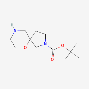 molecular formula C12H22N2O3 B2558989 tert-Butyl 6-oxa-2,9-diazaspiro[4.5]decane-2-carboxylate CAS No. 1366647-28-0