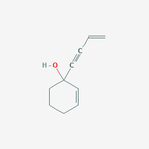 molecular formula C10H12O B025590 1-But-3-en-1-ynylcyclohex-2-en-1-ol CAS No. 110890-53-4