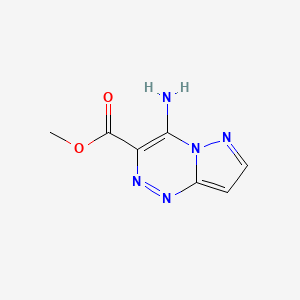 molecular formula C7H7N5O2 B2559044 Methyl 4-aminopyrazolo[5,1-c][1,2,4]triazine-3-carboxylate CAS No. 1158289-06-5