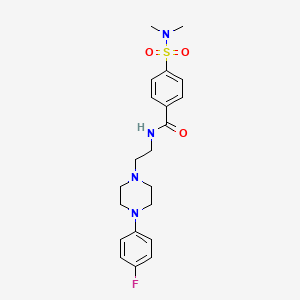 4-(N,N-dimethylsulfamoyl)-N-(2-(4-(4-fluorophenyl)piperazin-1-yl)ethyl)benzamide