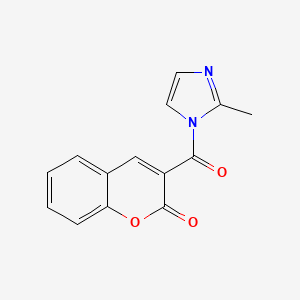 3-[(2-Methylimidazolyl)carbonyl]chromen-2-one
