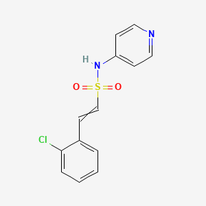 2-(2-chlorophenyl)-N-(pyridin-4-yl)ethene-1-sulfonamide