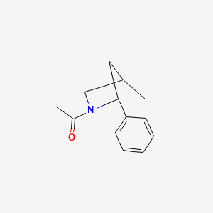 molecular formula C13H15NO B2559133 1-(1-苯基-2-氮杂双环[2.1.1]己烷-2-基)乙酮 CAS No. 2253630-54-3
