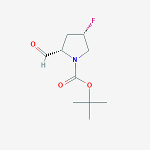 (2S,4S)-tert-butyl 4-fluoro-2-formylpyrrolidine-1-carboxylate