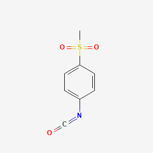 molecular formula C8H7NO3S B2559144 1-Isocyanato-4-methanesulfonylbenzene CAS No. 4418-85-3