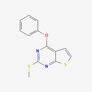 2-(Methylsulfanyl)-4-phenoxythieno[2,3-d]pyrimidine
