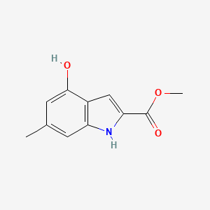 methyl 4-hydroxy-6-methyl-1H-indole-2-carboxylate