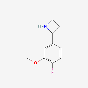 2-(4-Fluoro-3-methoxyphenyl)azetidine