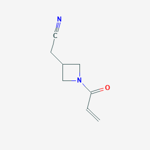 2-(1-Prop-2-enoylazetidin-3-yl)acetonitrile