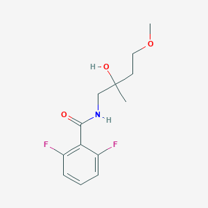 2,6-difluoro-N-(2-hydroxy-4-methoxy-2-methylbutyl)benzamide