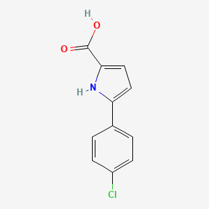 5-(4-chlorophenyl)-1H-pyrrole-2-carboxylic Acid