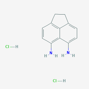 molecular formula C12H14Cl2N2 B2559244 5,6-Diaminoacenaphthene dihydrochloride CAS No. 2287340-97-8