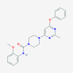 N-(2-methoxyphenyl)-4-(2-methyl-6-phenoxypyrimidin-4-yl)piperazine-1-carboxamide