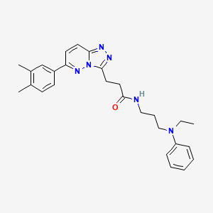 N-(4-{[4-(1,2-benzisoxazol-3-ylmethyl)piperazin-1-yl]sulfonyl}phenyl)acetamide
