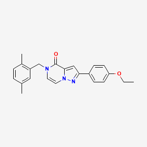 5-(2,5-dimethylbenzyl)-2-(4-ethoxyphenyl)pyrazolo[1,5-a]pyrazin-4(5H)-one