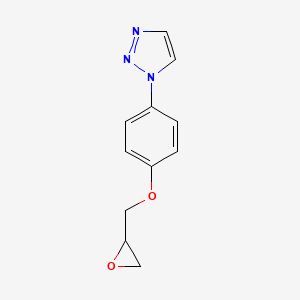 1-[4-(Oxiran-2-ylmethoxy)phenyl]triazole