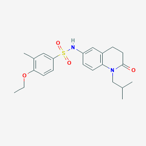 4-ethoxy-N-(1-isobutyl-2-oxo-1,2,3,4-tetrahydroquinolin-6-yl)-3-methylbenzenesulfonamide
