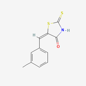(5E)-2-mercapto-5-(3-methylbenzylidene)-1,3-thiazol-4(5H)-one