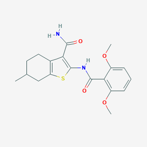 molecular formula C19H22N2O4S B255939 MFCD01869220 