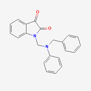 1-[(N-benzylanilino)methyl]indole-2,3-dione