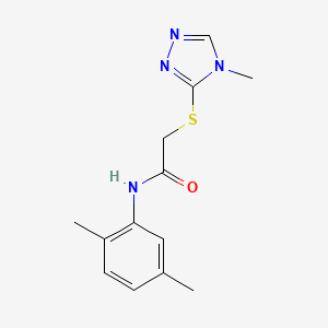 molecular formula C13H16N4OS B2559404 N-(2,5-dimethylphenyl)-2-[(4-methyl-1,2,4-triazol-3-yl)sulfanyl]acetamide CAS No. 403835-48-3