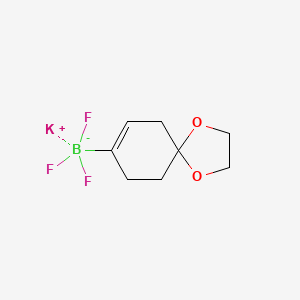 Potassium 1,4-dioxaspiro[4.5]dec-7-en-8-yltrifluoroborate