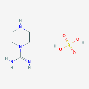 B2559430 Piperazine-1-carboximidamide sulfate CAS No. 1052089-53-8; 45695-84-9