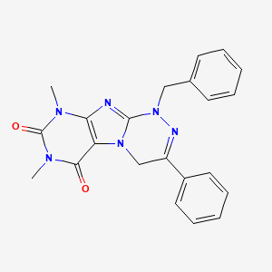 1-benzyl-7,9-dimethyl-3-phenyl-4H-purino[8,7-c][1,2,4]triazine-6,8-dione