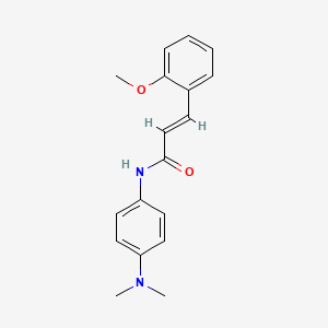(2E)-N-[4-(dimethylamino)phenyl]-3-(2-methoxyphenyl)prop-2-enamide