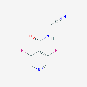 N-(Cyanomethyl)-3,5-difluoropyridine-4-carboxamide