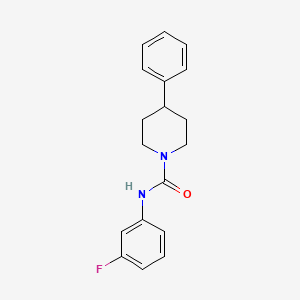 molecular formula C18H19FN2O B2559450 N-(3-fluorophenyl)-4-phenylpiperidine-1-carboxamide CAS No. 866150-86-9