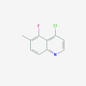 molecular formula C10H7ClFN B2559453 4-Chloro-5-fluoro-6-methylquinoline CAS No. 2503206-62-8